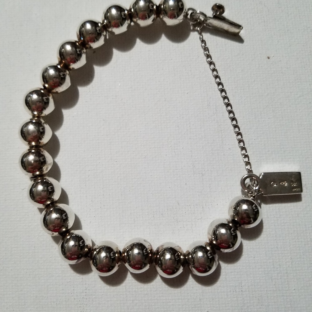 Silpada Sterling Silver Ball Bracelet Retired